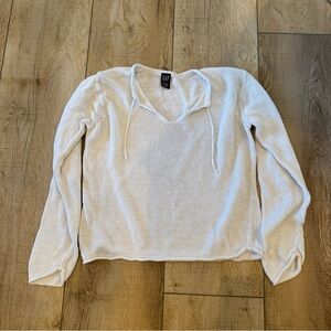 GAP Women’s Long sleeve knit beach Top